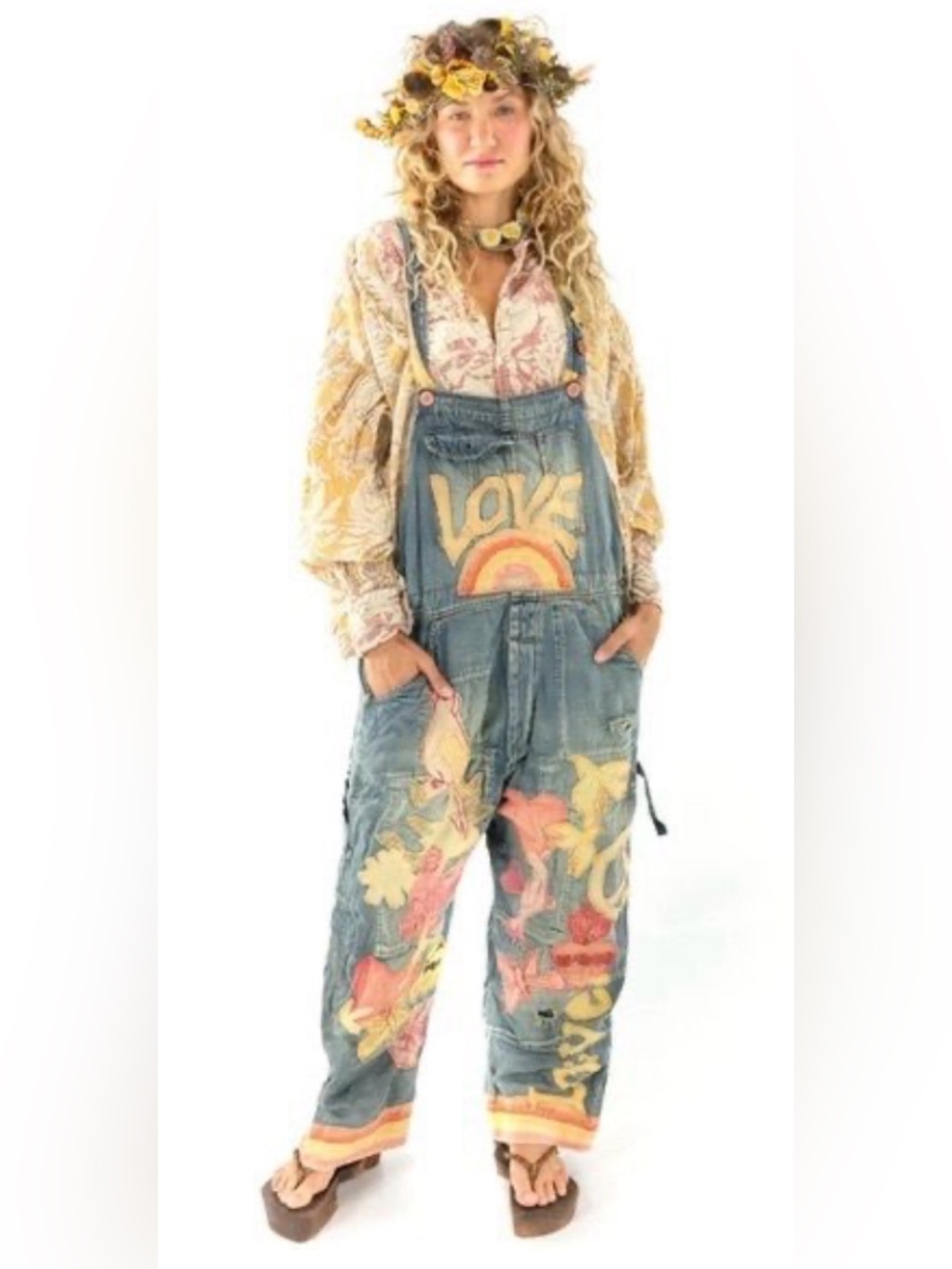 Magnolia Pearl Woodstock Love Overalls ❤️Special Edition❤️LIMITED RELEASE❤️